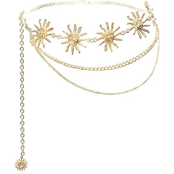 Boho Multilayer Waist Chain - Sun Belly Body Jewelry - Picture 4 of 6